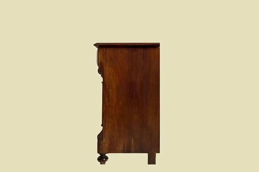 1880er Kommode ANTIK Gründerzeit Nußbaum Halbschrank Schrank von 1880 19