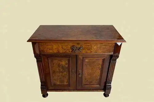 1880er Kommode ANTIK Gründerzeit Nußbaum Halbschrank Schrank von 1880