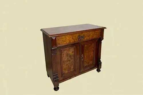 1880er Kommode ANTIK Gründerzeit Nußbaum Halbschrank Schrank von 1880