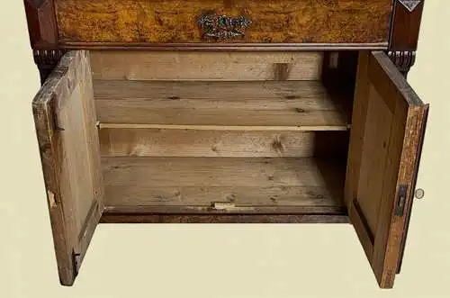 1880er Kommode ANTIK Gründerzeit Nußbaum Halbschrank Schrank von 1880