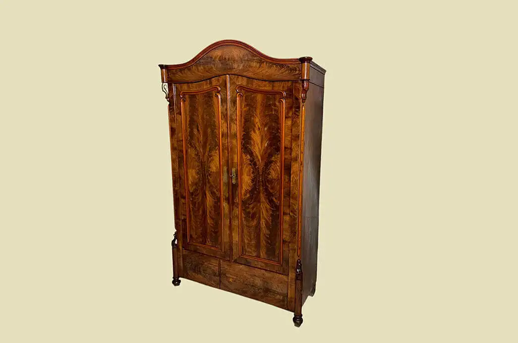 1840er Schrank ANTIK Louis Philippe Mahagoni Kleiderschrank von 1840 1