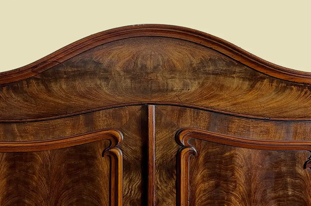 1840er Schrank ANTIK Louis Philippe Mahagoni Kleiderschrank von 1840 10