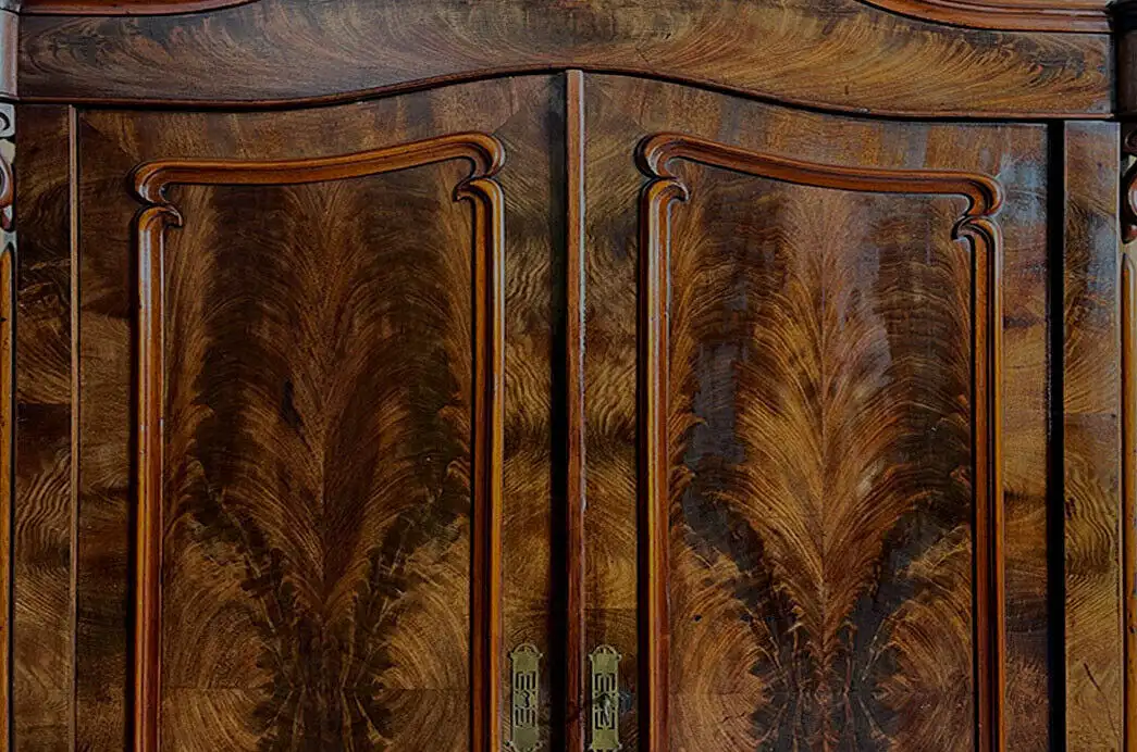 1840er Schrank ANTIK Louis Philippe Mahagoni Kleiderschrank von 1840 11