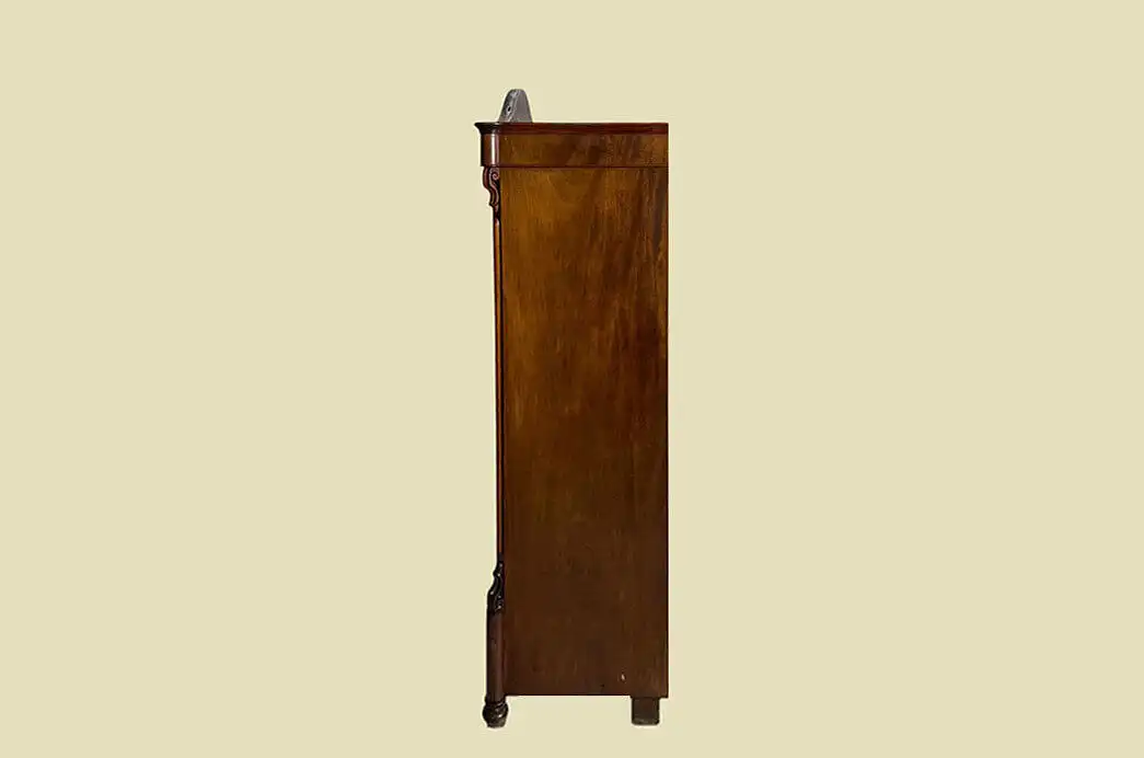 1840er Schrank ANTIK Louis Philippe Mahagoni Kleiderschrank von 1840 17