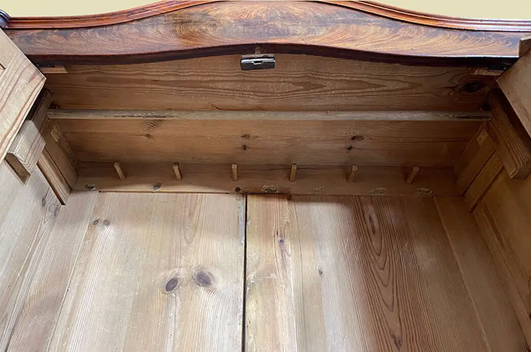 1840er Schrank ANTIK Louis Philippe Mahagoni Kleiderschrank von 1840 6