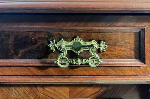 1880er Vertiko Gründerzeit ANTIK Nußbaum Kommode Schrank von 1880