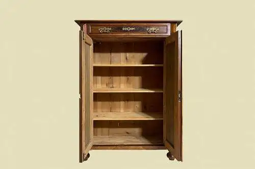 1880er Vertiko Gründerzeit ANTIK Nußbaum Kommode Schrank von 1880