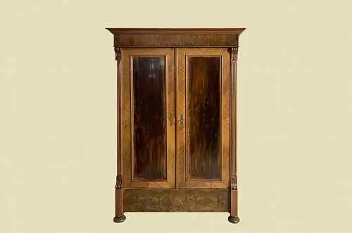 1880er Kleiderschrank ANTIK Gründerzeit Nußbaum Schrank von 1880