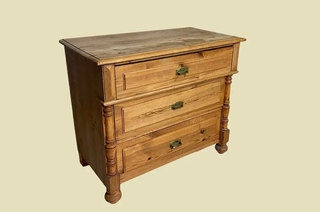 1880er Kommode ANTIK Gründerzeit Weichholz Sidebord von 1880 3