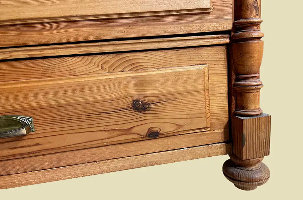 1880er Kommode ANTIK Gründerzeit Weichholz Sidebord von 1880 8