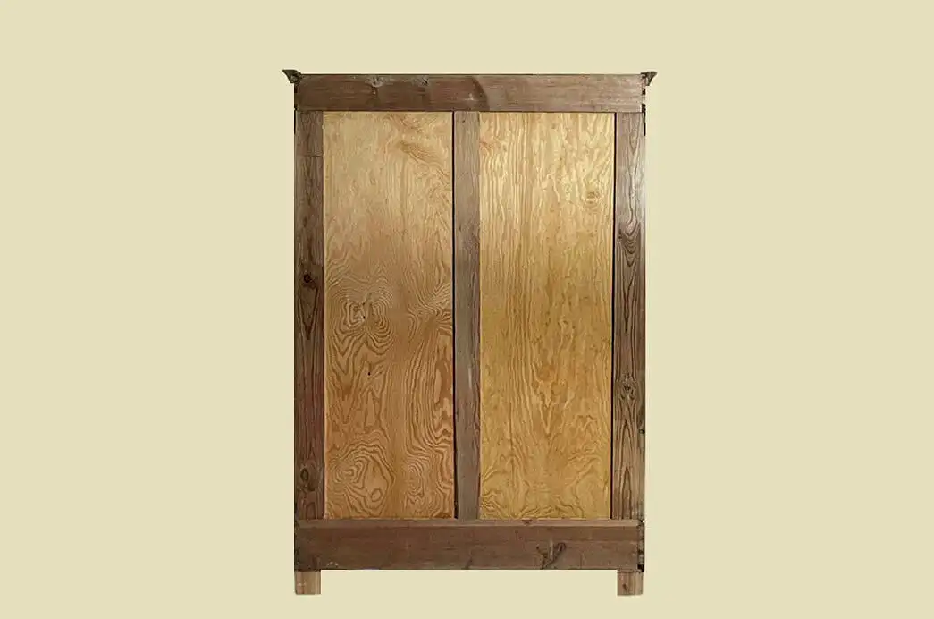 STECKSCHRANK Weichholz Kleiderschrank ANTIK Jugendstil Schrank von 1920 17