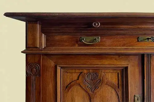 1920er Anrichte Buffet ANTIK Jugendstil Kommode Halbschrank Sideboard von 1920