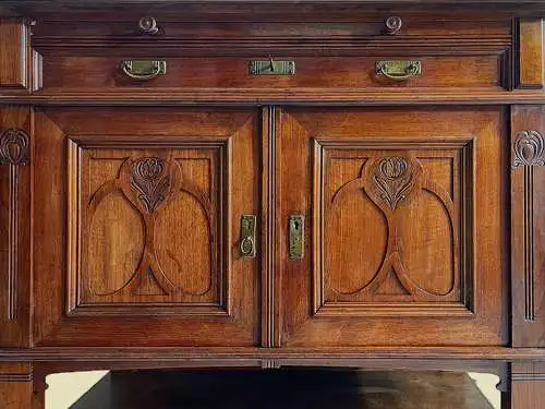1920er Anrichte Buffet ANTIK Jugendstil Kommode Halbschrank Sideboard von 1920