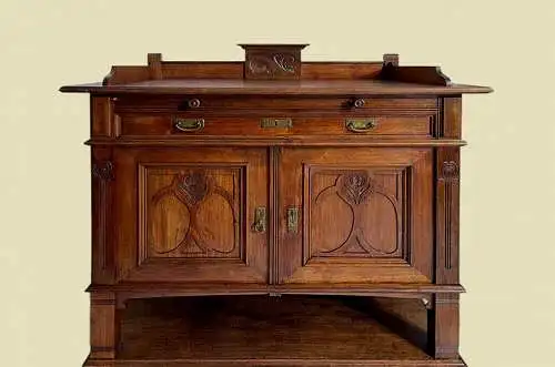 1920er Anrichte Buffet ANTIK Jugendstil Kommode Halbschrank Sideboard von 1920