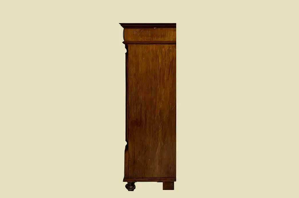 1880er Vertiko Gründerzeit ANTIK Nußbaum Kommode Schrank von 1880 20