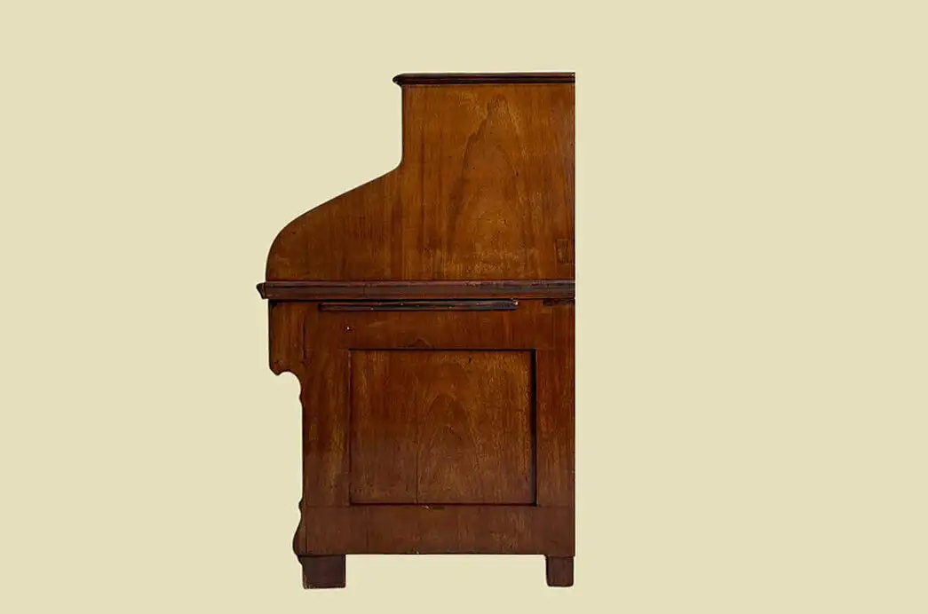 1840er Schreibtisch ANTIK Louis Philippe Mahagoni Rolladen Sekretär von 1840 19