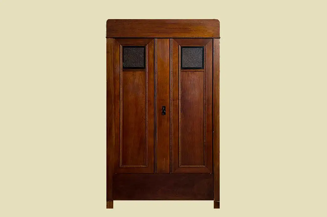 1920er Kleiderschrank ANTIK Jugendstil Mahagoni Schrank von 1920 0