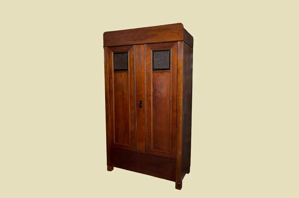 1920er Kleiderschrank ANTIK Jugendstil Mahagoni Schrank von 1920 1