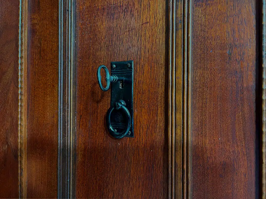 1920er Kleiderschrank ANTIK Jugendstil Mahagoni Schrank von 1920 11