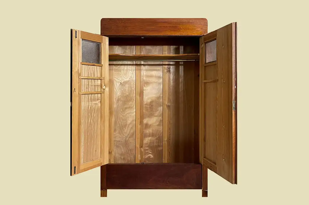 1920er Kleiderschrank ANTIK Jugendstil Mahagoni Schrank von 1920 3