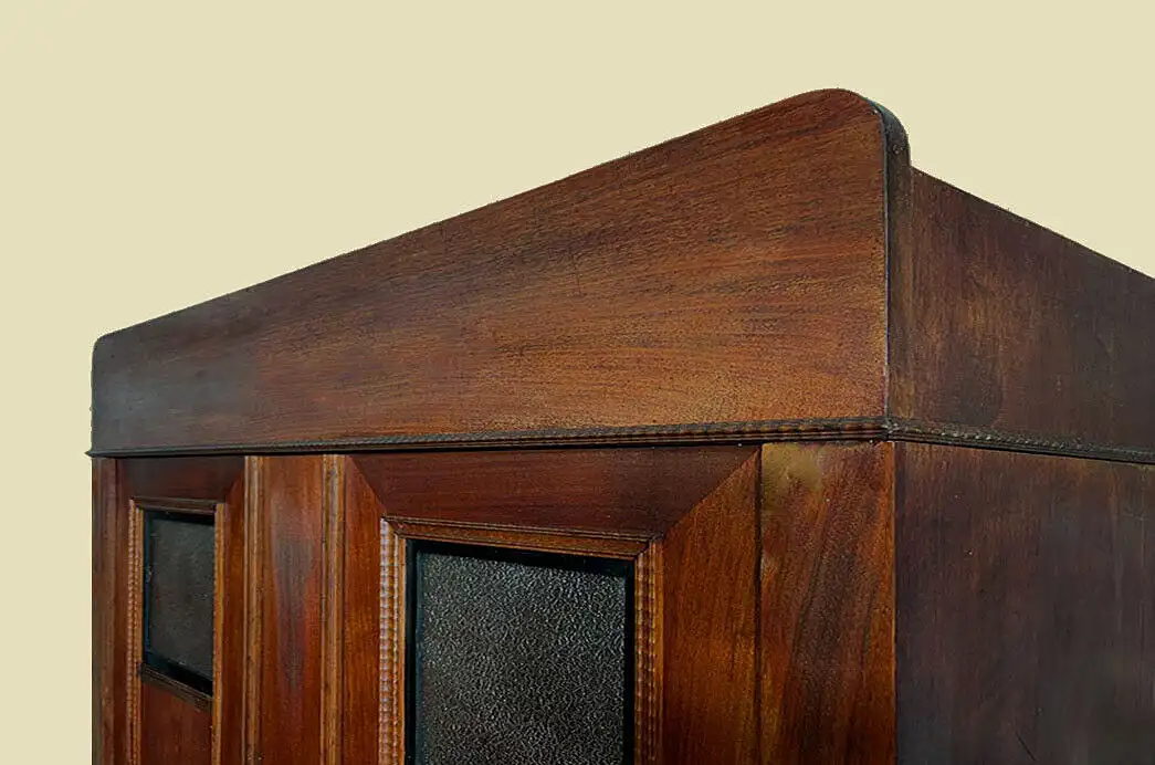 1920er Kleiderschrank ANTIK Jugendstil Mahagoni Schrank von 1920 6