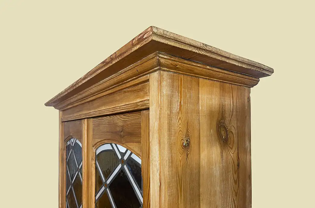 1920er Küchenbuffet ANTIK Jugendstil Weichholz Vitrine Kommode Schrank von 1920 8