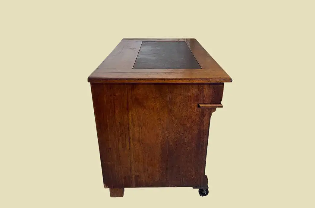 1880er Schreibtisch ANTIK Gründerzeit Nußbaum Sekretär Tisch von 1880 16