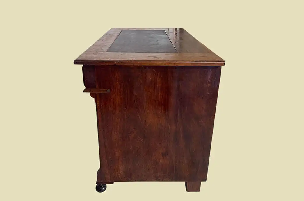 1880er Schreibtisch ANTIK Gründerzeit Nußbaum Sekretär Tisch von 1880 18