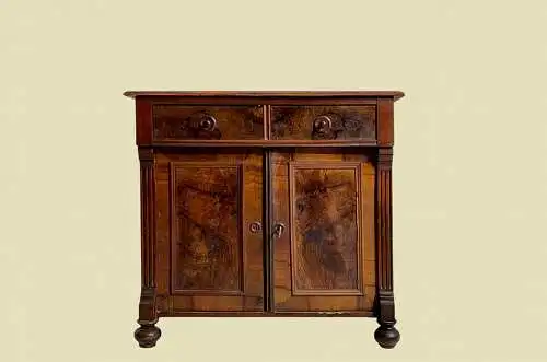 1880er Kommode ANTIK Gründerzeit Nußbaum Halbschrank Schrank von 1880