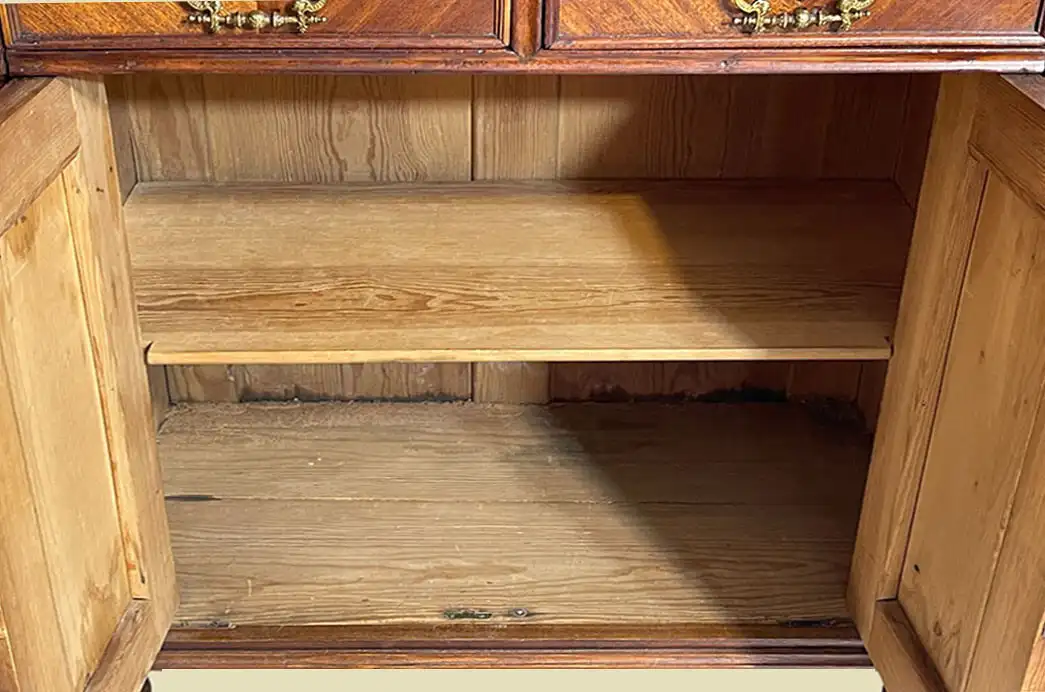 1880er Kommode ANTIK Gründerzeit Nußbaum Halbschrank Schrank von 1880 5