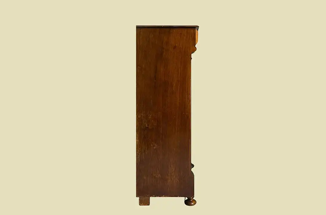 1880er Vertiko Gründerzeit ANTIK Nußbaum Kommode Schrank von 1880 16