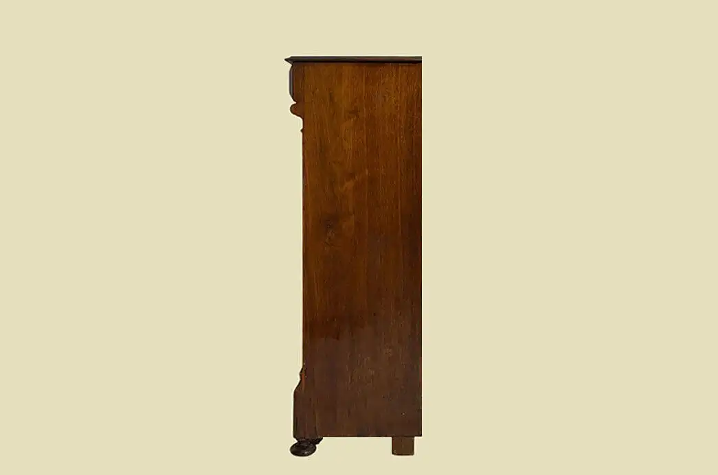 1880er Vertiko Gründerzeit ANTIK Nußbaum Kommode Schrank von 1880 18
