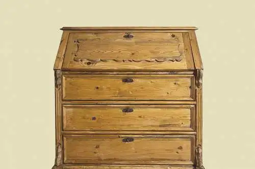 1840er Schreibtisch ANTIK Louis Philippe Biedermeier Klapp Sekretär von 1840