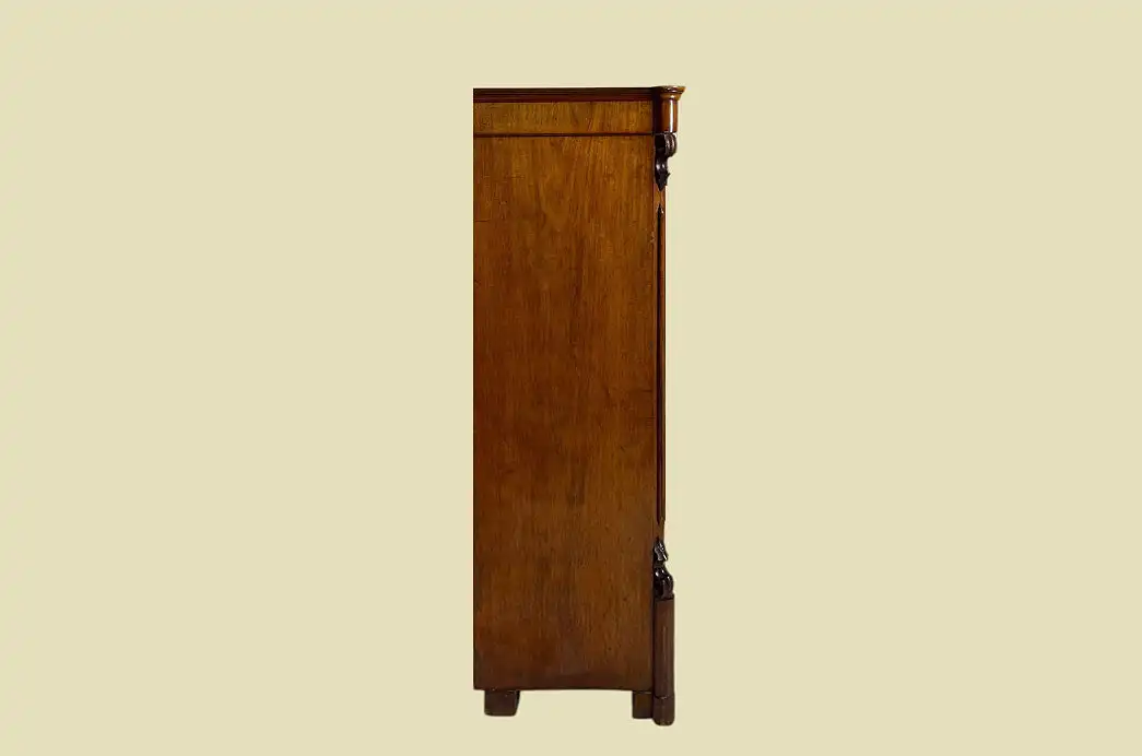 1840er ANTIK Schrank Louis Philippe Mahagoni Wäsche Kleiderschrank von 1840 17