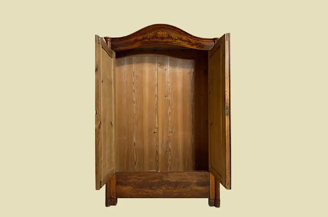 1840er ANTIK Schrank Louis Philippe Mahagoni Wäsche Kleiderschrank von 1840 3