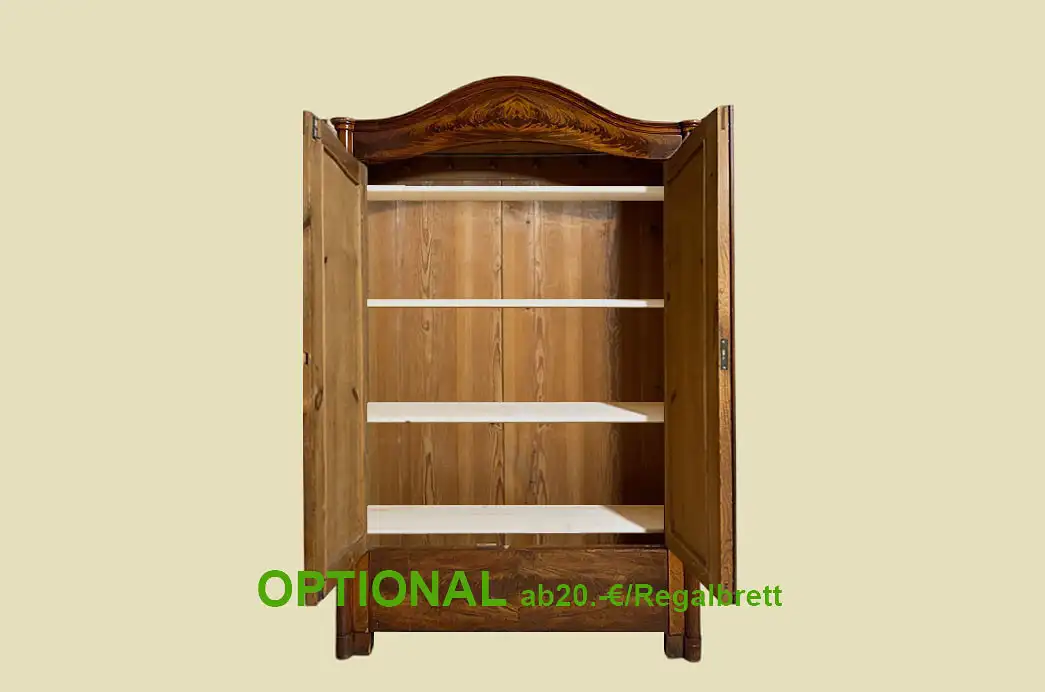 1840er ANTIK Schrank Louis Philippe Mahagoni Wäsche Kleiderschrank von 1840 4