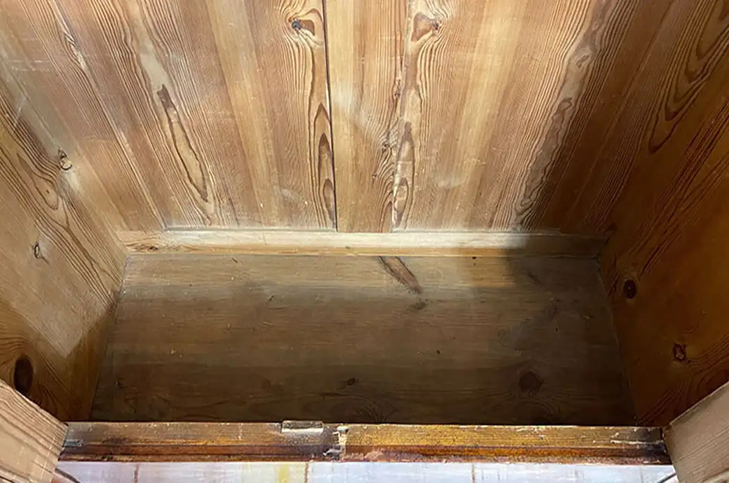1840er ANTIK Schrank Louis Philippe Mahagoni Wäsche Kleiderschrank von 1840 5