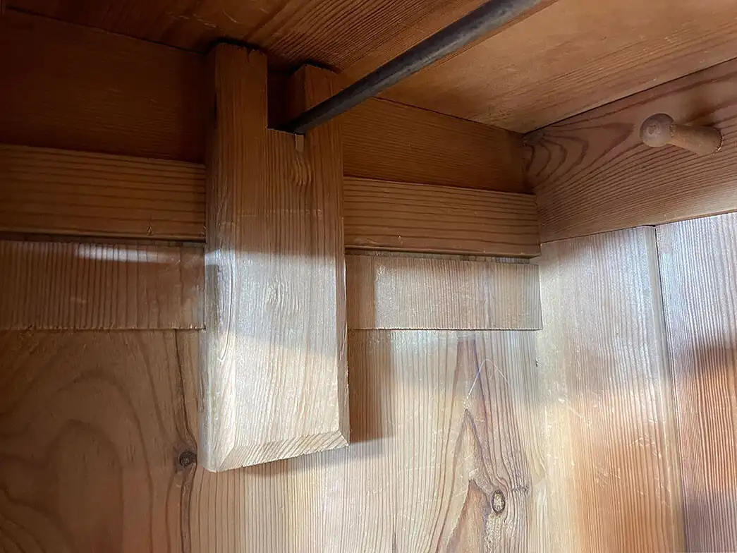1840er ANTIK Schrank Louis Philippe Mahagoni Wäsche Kleiderschrank von 1840 7