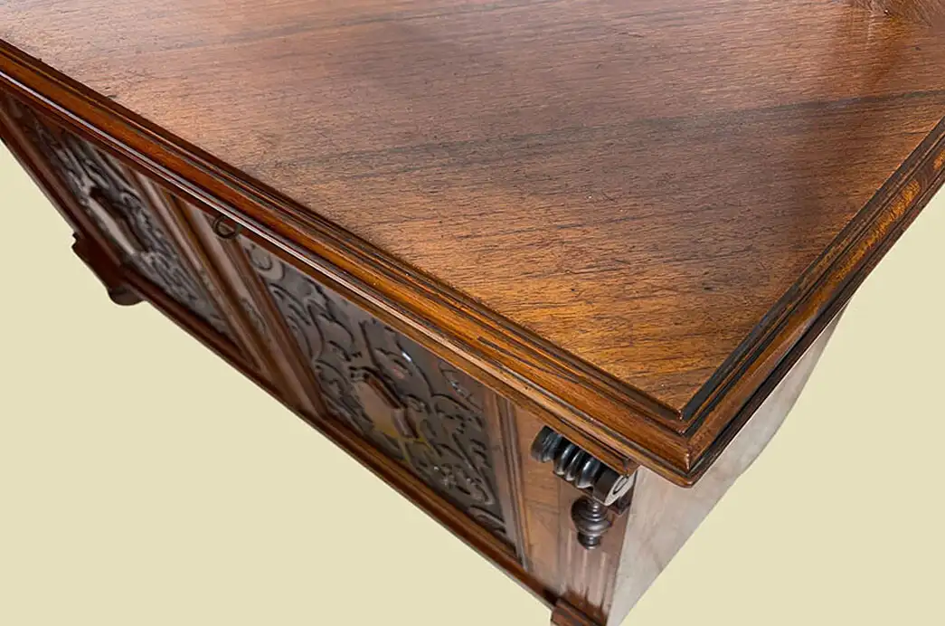 1880er Anrichte Buffet ANTIK Gründerzeit Kommode Halbschrank Sideboard von 1880 11