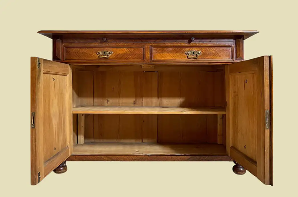 1880er Anrichte Buffet ANTIK Gründerzeit Kommode Halbschrank Sideboard von 1880 4