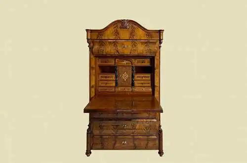 1840er Sekretär ANTIK Louis Philippe Mahagoni Schreibtisch von 1840