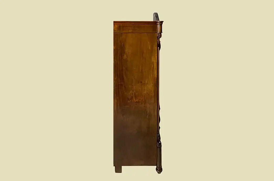 1840er Sekretär ANTIK Louis Philippe Mahagoni Schreibtisch von 1840 19
