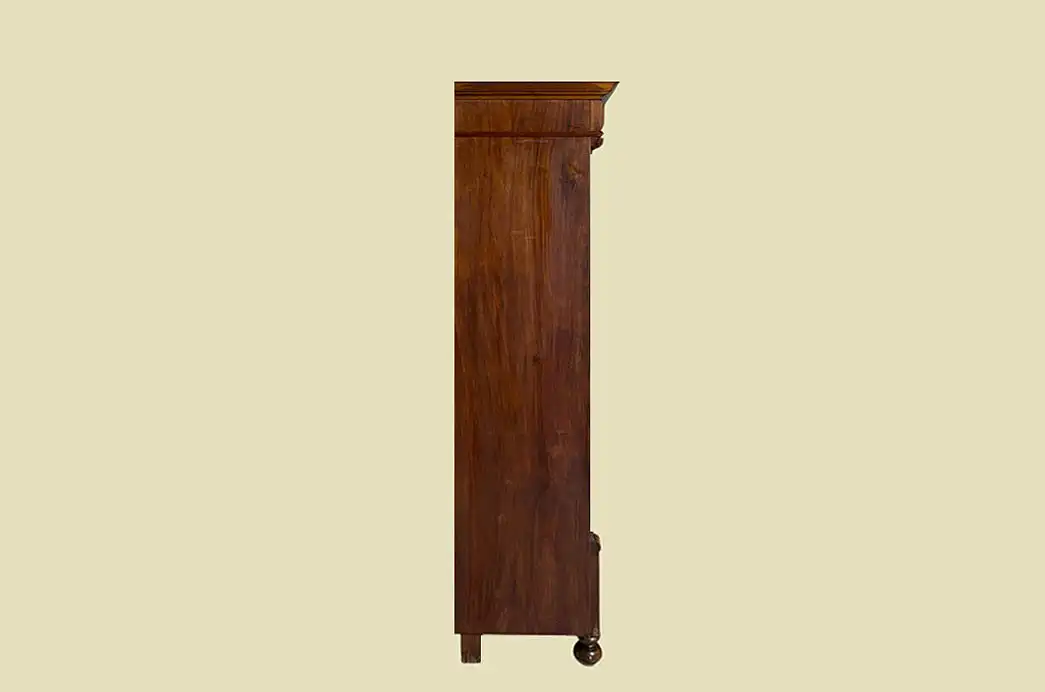 1880er Vitrine ANTIK Gründerzeit Nußbaum Bücherschrank Schrank von 1880 17