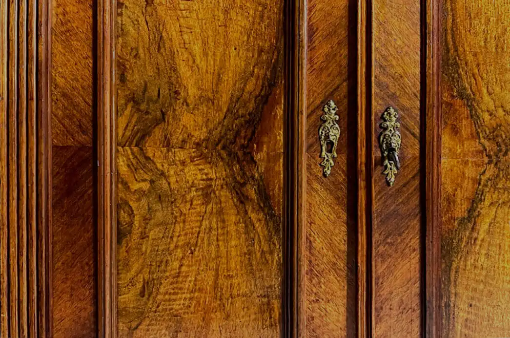 1880er Vertiko Gründerzeit ANTIK Nußbaum Kommode Schrank von 1880 14