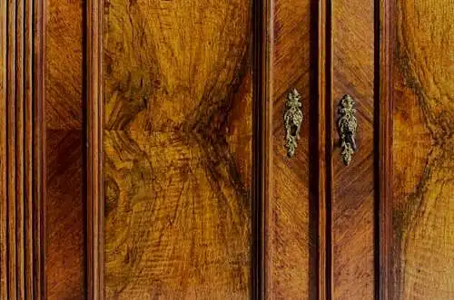 1880er Vertiko Gründerzeit ANTIK Nußbaum Kommode Schrank von 1880