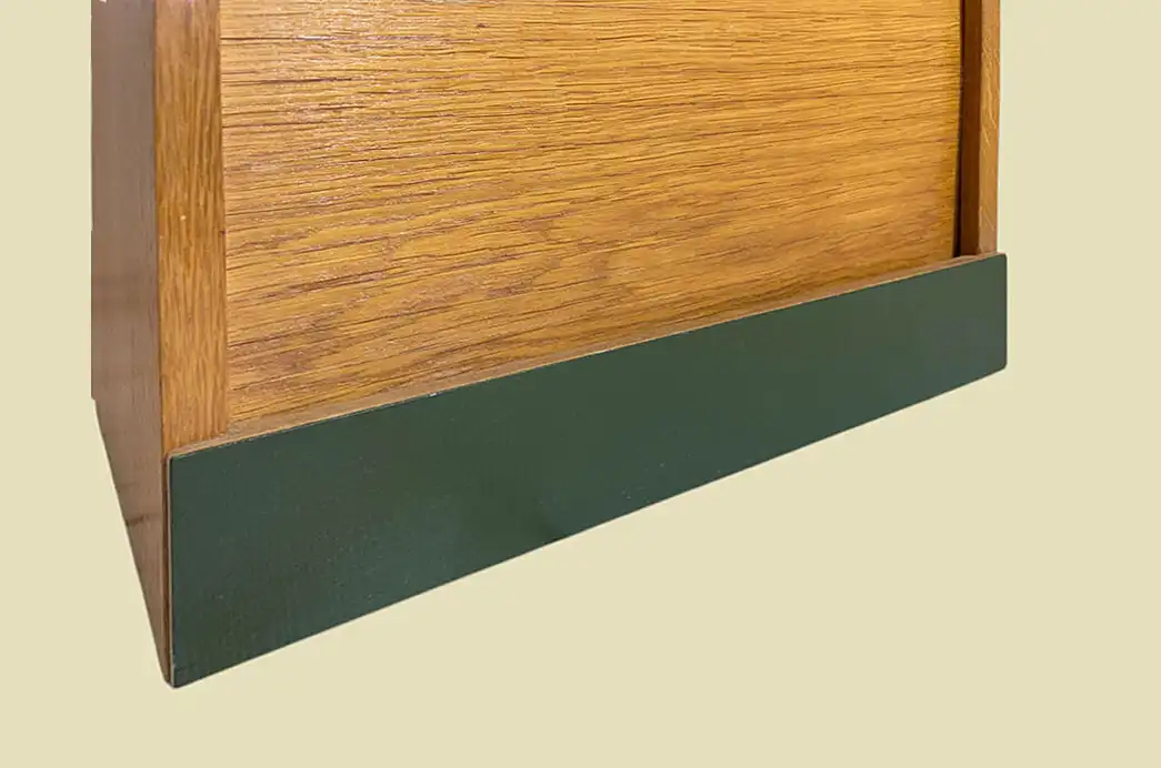60er WM Büromöbel Vintage Rolladenschrank ANTIK Rollschrank von 1960 15