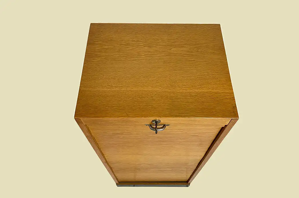 60er WM Büromöbel Vintage Rolladenschrank ANTIK Rollschrank von 1960 3