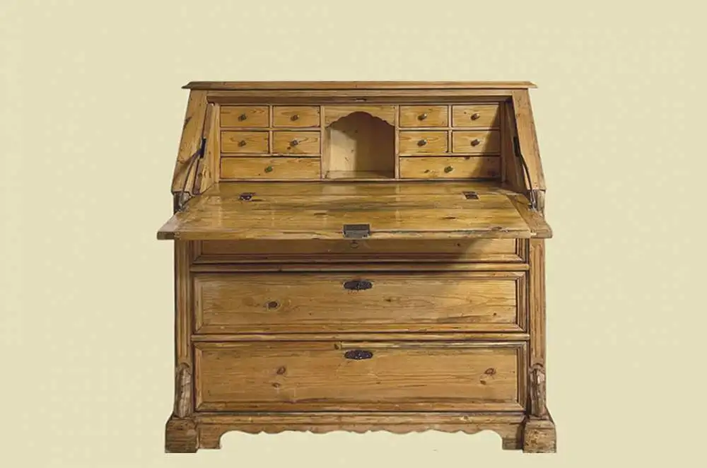 1840er Schreibtisch ANTIK Louis Philippe Biedermeier Klapp Sekretär von 1840 0