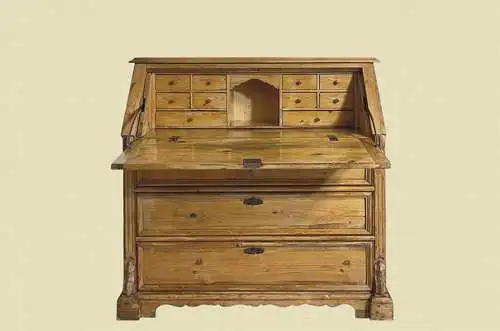 1840er Schreibtisch ANTIK Louis Philippe Biedermeier Klapp Sekretär von 1840