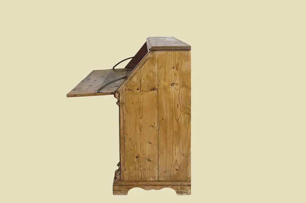 1840er Schreibtisch ANTIK Louis Philippe Biedermeier Klapp Sekretär von 1840 18